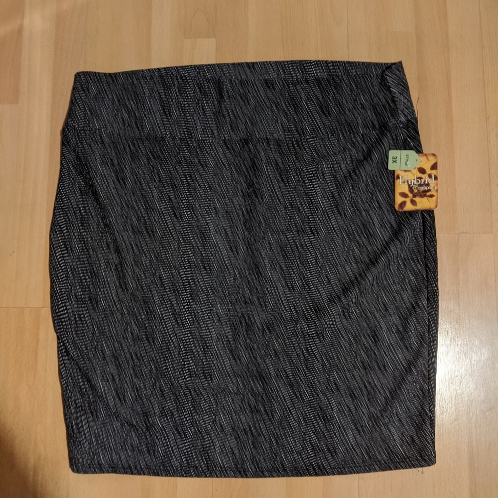 Hybrid & Co Plus Size Pencil Skirt - 3X - Picture 3 of 10